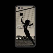 Coque  Iphone 8 PREMIUM Beach Volley en noir et blanc 115