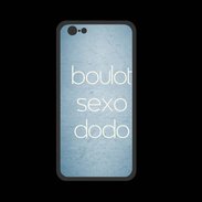 Coque  Iphone 8 PREMIUM Boulot Sexo Dodo Bleu ZG
