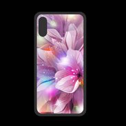 Coque   Iphone X PREMIUM Design Orchidée violette