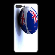 Coque  Iphone 8 Plus PREMIUM Ballon de rugby Nouvelle Zélande