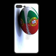 Coque  Iphone 8 Plus PREMIUM Ballon de rugby Portugal