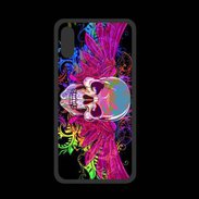 Coque  Iphone XS PREMIUM Tête de mort design et colorée